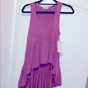 10/$15 NWT tobi high low tank in purple pink size small